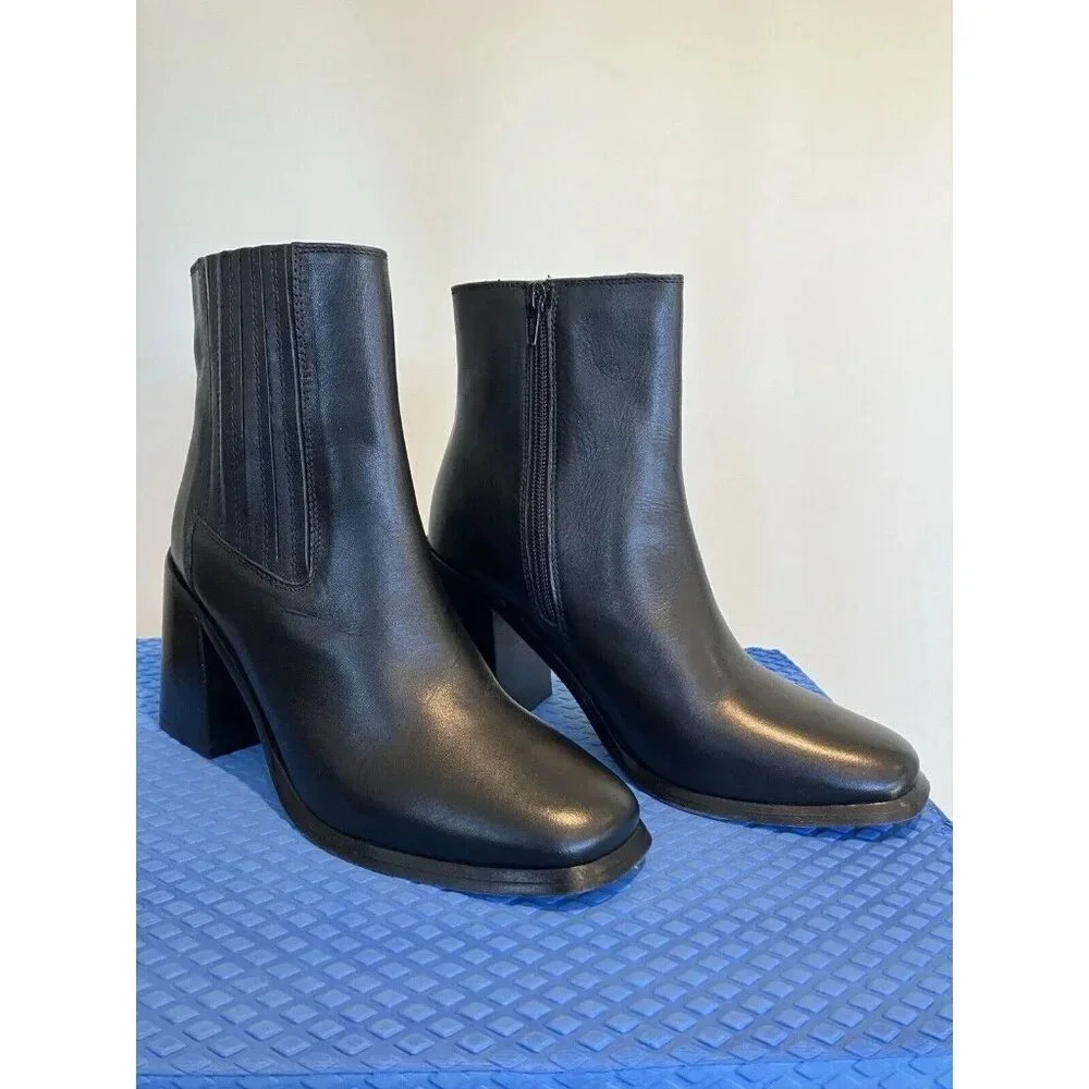 Andre Assous Black Ankle Boots